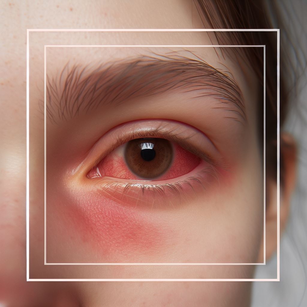 Pollenallergie gerötete Augen