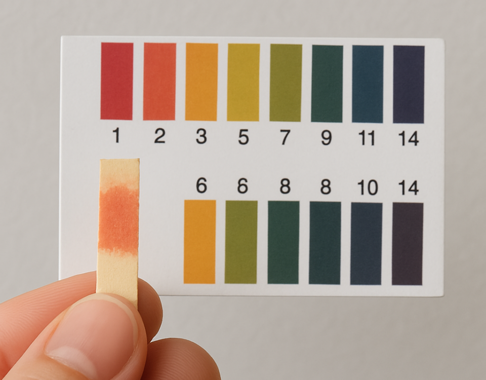 Natürliche Entsäuerung PH-Teststreifen